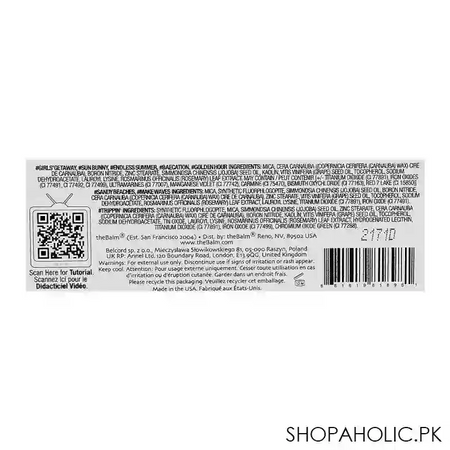 the balm cosmetics voyage gold coast face palette, 10g image3