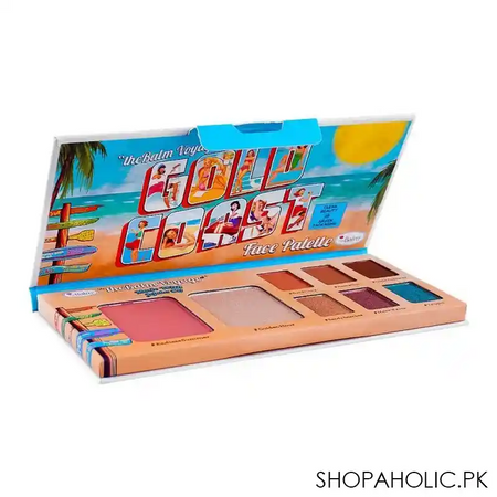the balm cosmetics voyage gold coast face palette, 10g main image