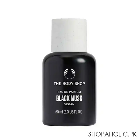 the body shop black musk vegan eau de toilette, fragrance for women, 60ml main image