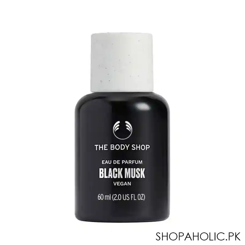 the body shop black musk vegan eau de toilette, fragrance for women, 60ml main image
