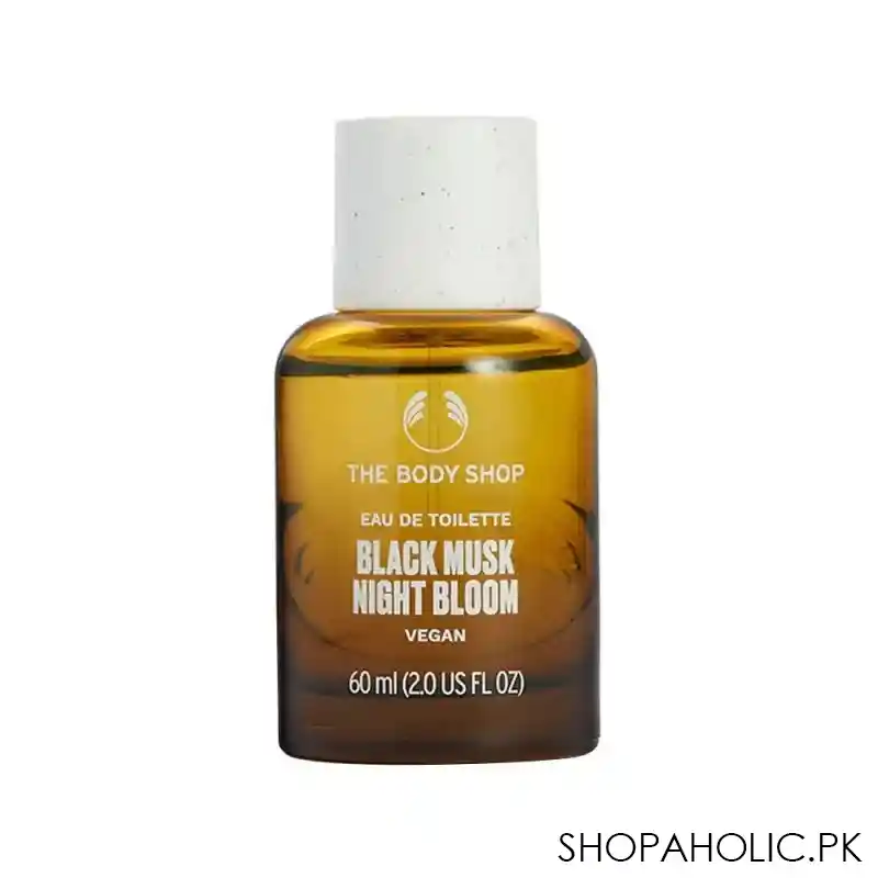 the body shop black musk vegan night bloom au de toilette, fragrance for women, 60ml main image