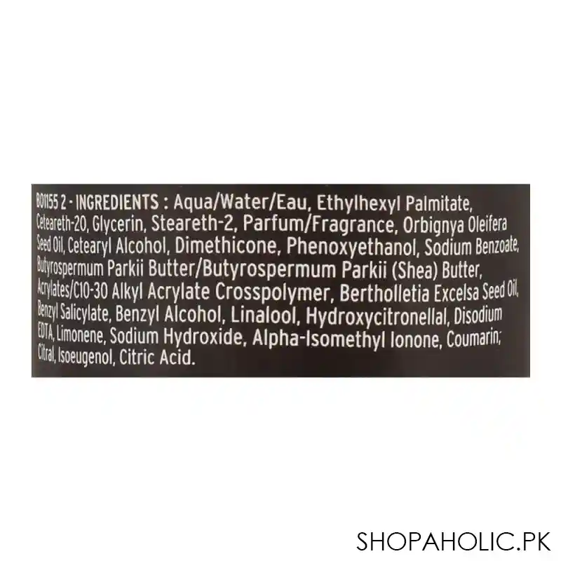 the body shop black musk vegan scented body lotion, 250ml image3