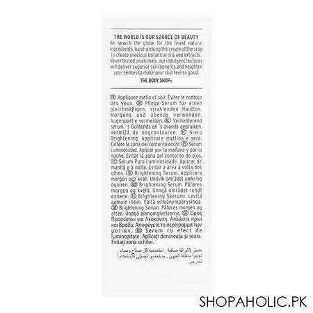 The Body Shop Drops Of Light Pure Heathy Brightening Serum, 30ml - Image 3