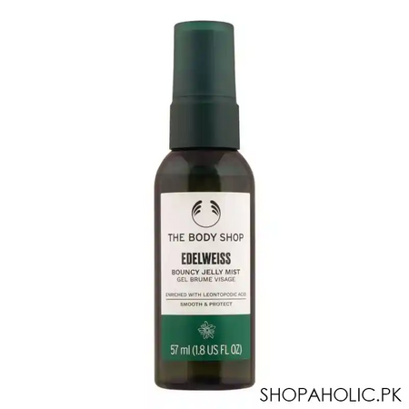 the body shop edelweiss bouncy jelly mist, smooth & protect, 57ml main image