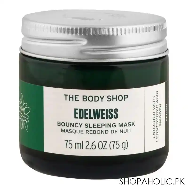 the body shop edelweiss bouncy sleeping mask, 75ml main image