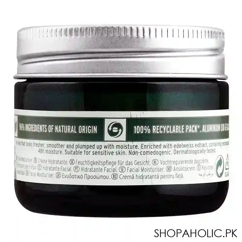 The Body Shop Edelweiss Smoothing Day Cream, Vegan, 50ml - Image 3