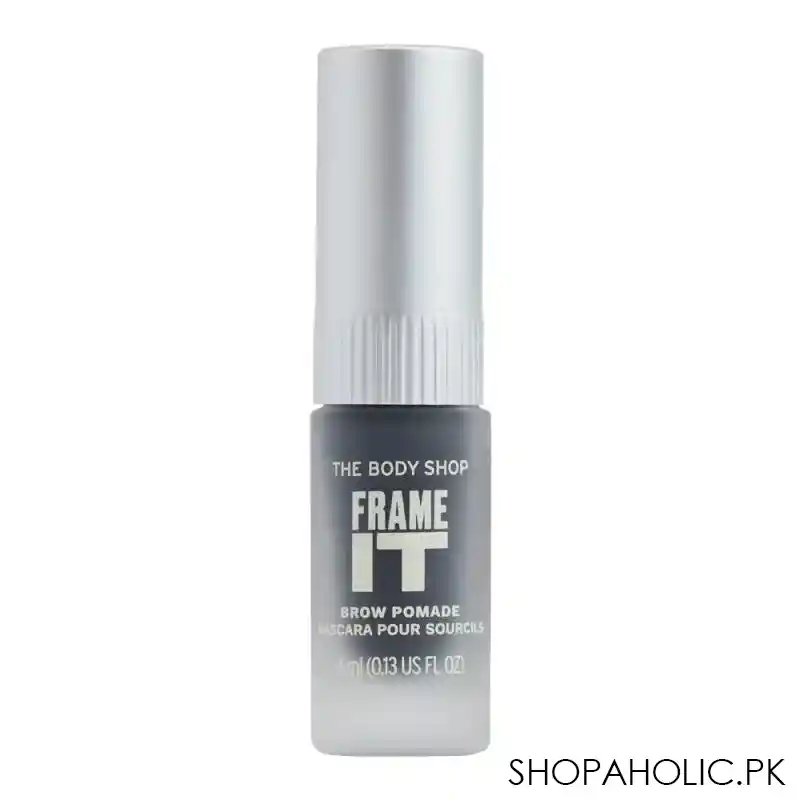 the body shop frame it brow pomade, vegan, 4ml, black image2