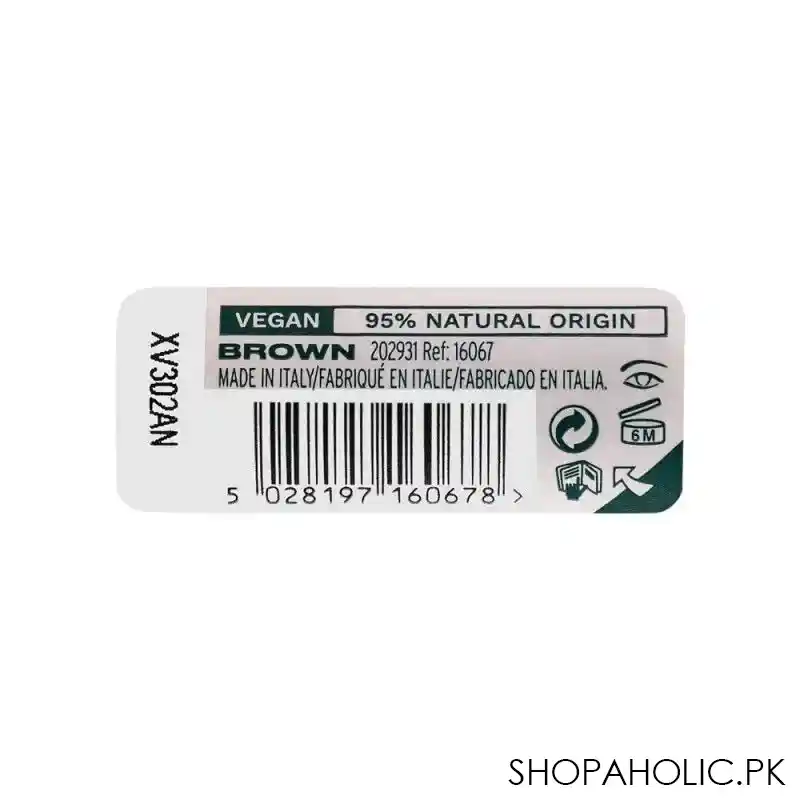 the body shop frame it brow pomade, vegan, 4ml, brown image3