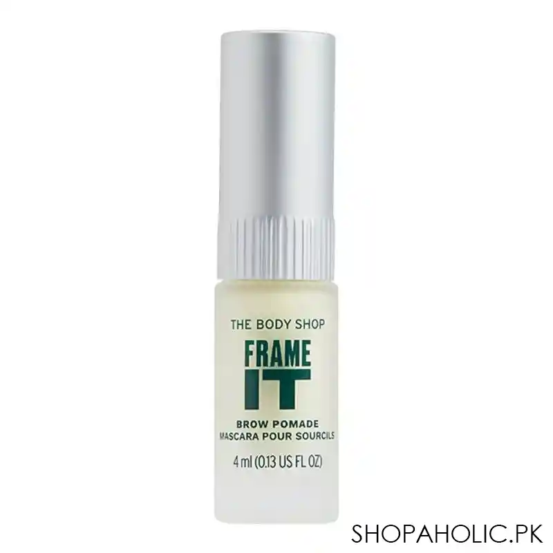 the body shop frame it brow pomade, vegan, 4ml, clear image2
