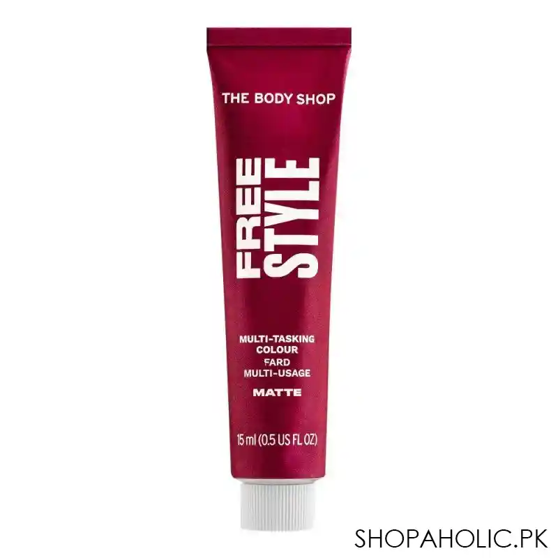 the body shop free style matte multi tasking color lips, parade, 15ml main image