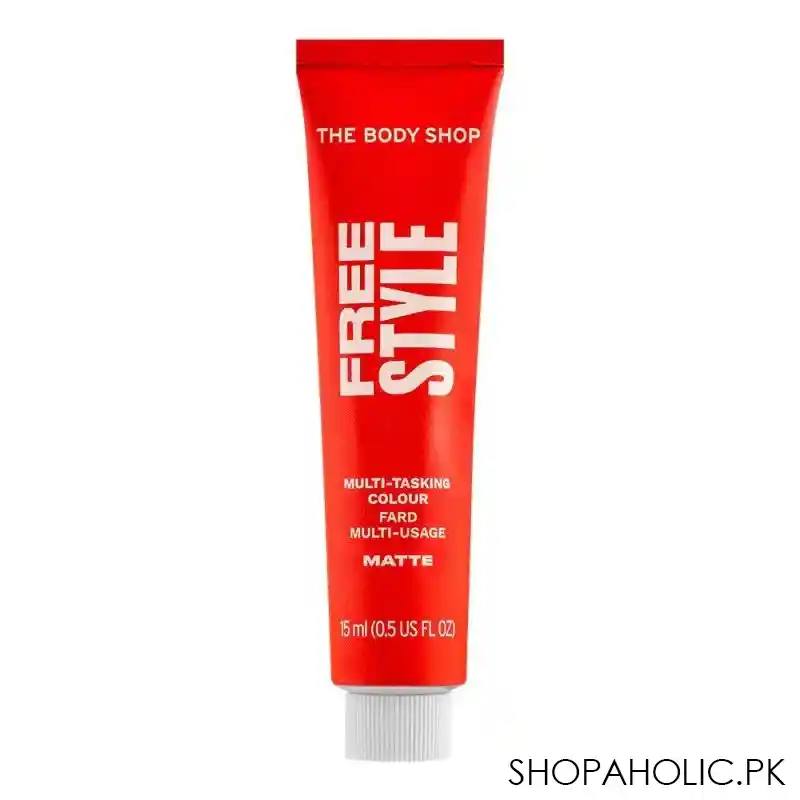 the body shop free style matte multi tasking color lips, real, 15ml main image