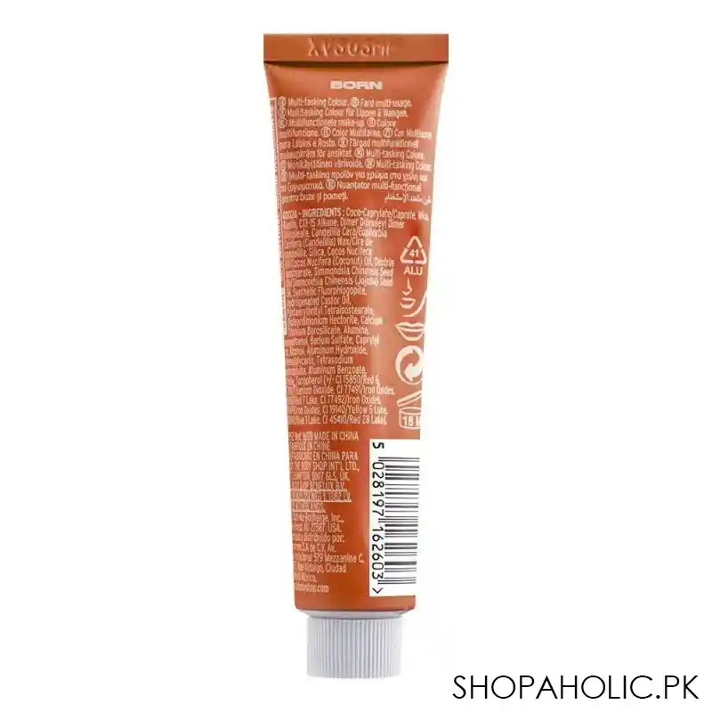 the body shop free style shimmer multi tasking color lips, rebel, 15ml image2