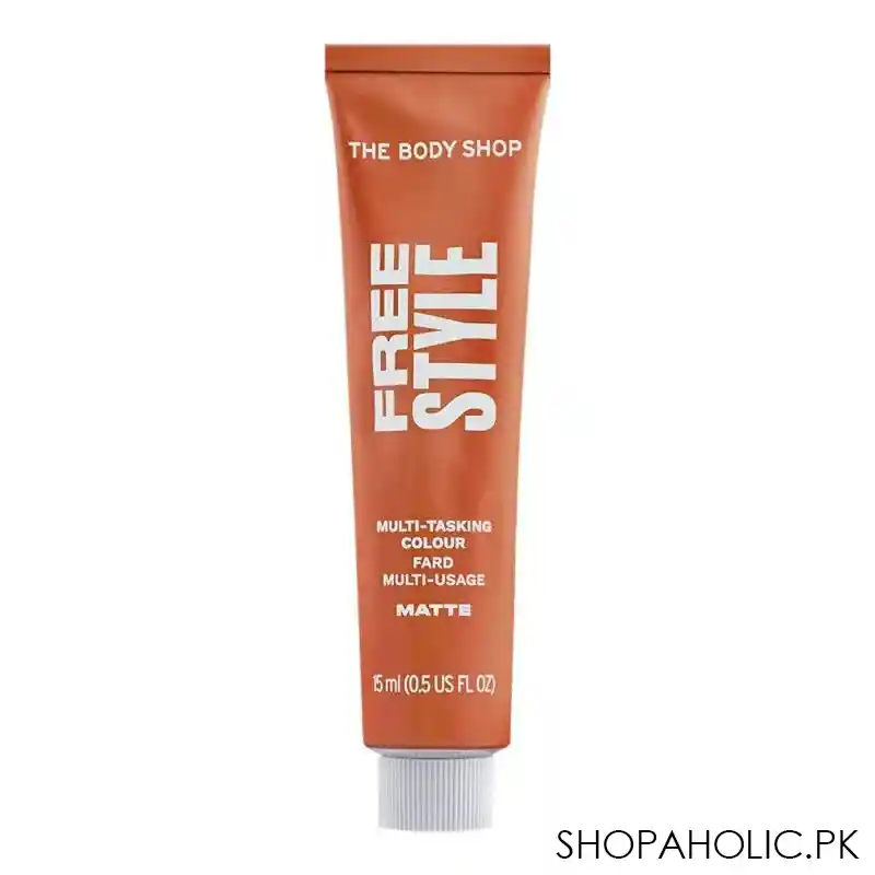 the body shop free style shimmer multi tasking color lips, rebel, 15ml main image