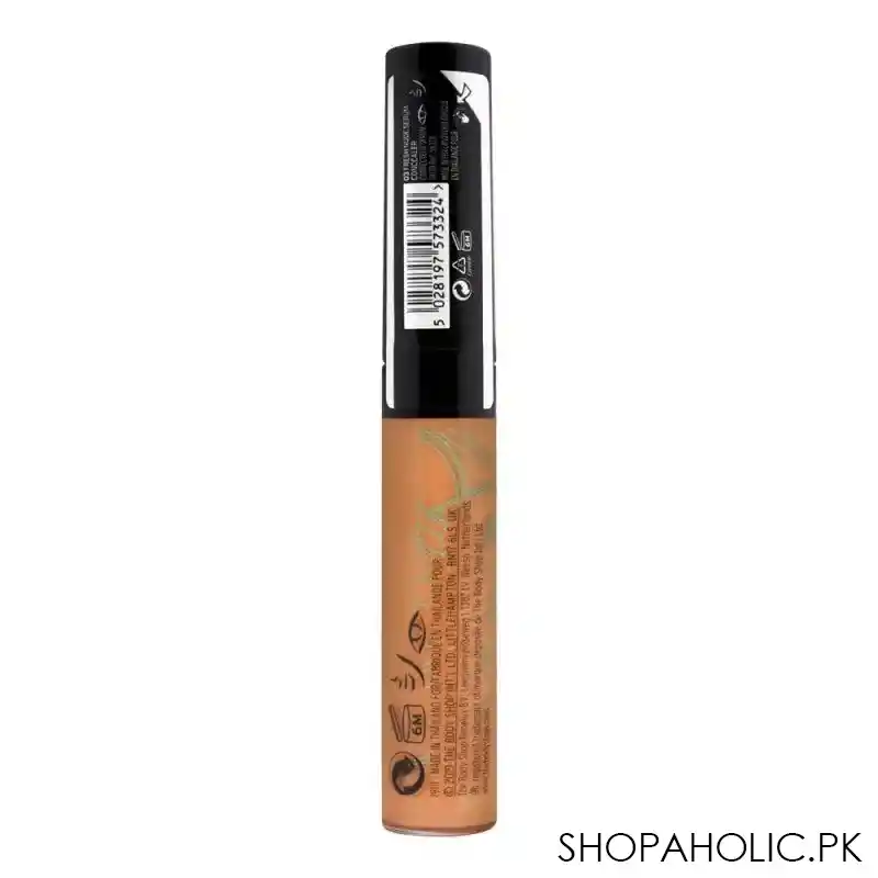 the body shop fresh nude serum concealer, 04 tan image3
