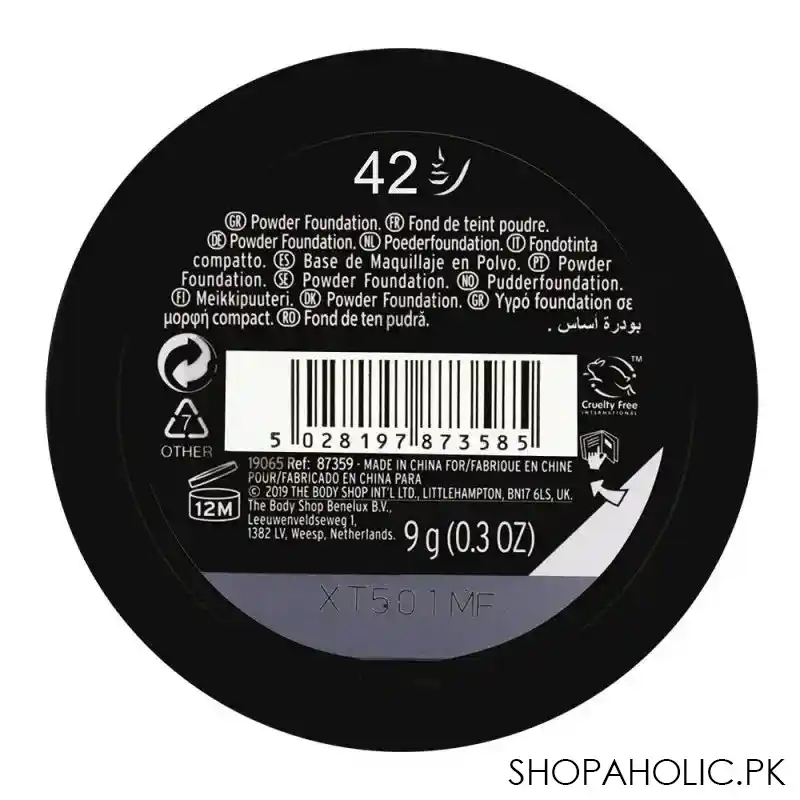 the body shop fresh nude with aloe face base powder foundation, 42 image3