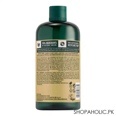 the body shop ginger anti dandruff vegan shampoo, 400ml image2