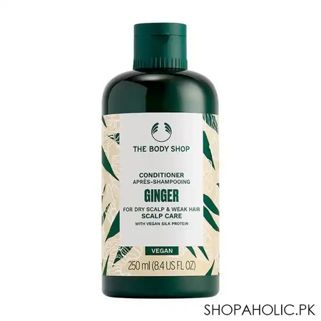 the body shop ginger scalp care vegan conditioner, 250ml main image
