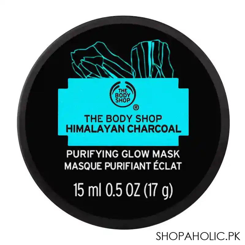 The Body Shop Himalayan Charcoal Purifying Glow Facial Mask, 15ml - Main Image