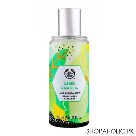 the body shop lime & matcha hair & body mist 150ml main image