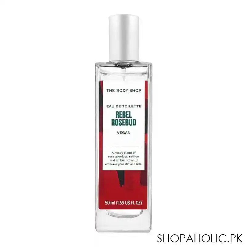 the body shop rebel rosebud vegan, eau de toilette, 50ml main image