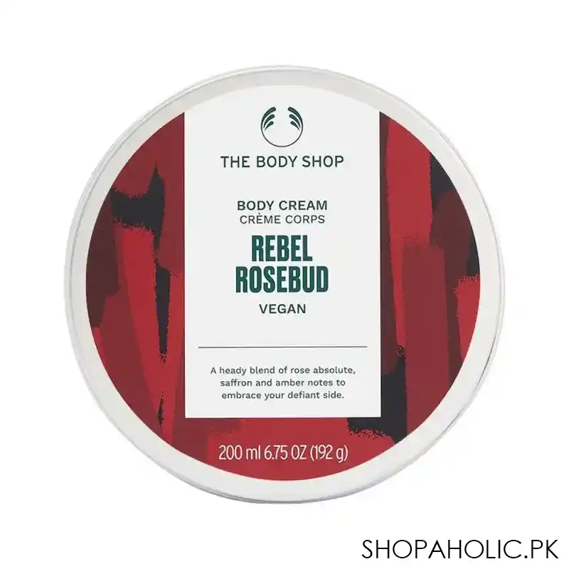 the body shop rebel rosebud vegan the body cream, 200ml image2