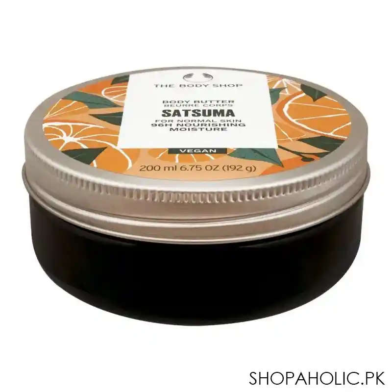 the body shop satsuma 96h nourishing moisture vegan the body butter, normal skin, 200ml image2