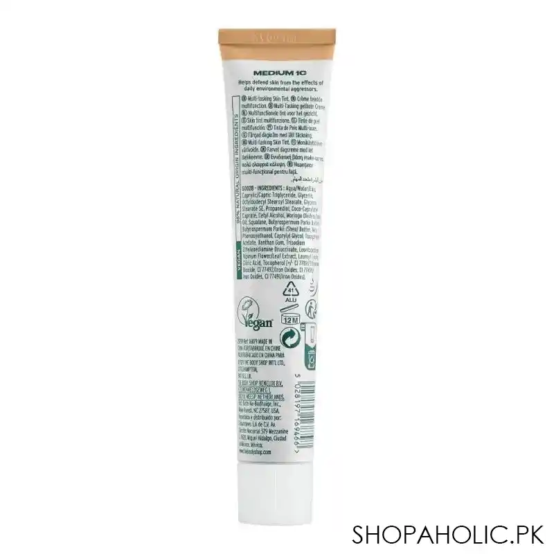 the body shop second skin multi tasking skin tint, medium 1c, 30ml image2
