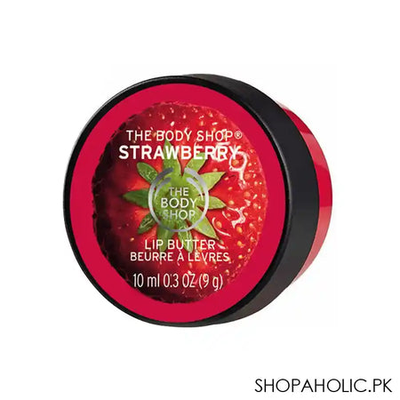 The Body Shop Strawberry Lip Butter, 10ml - Main Image