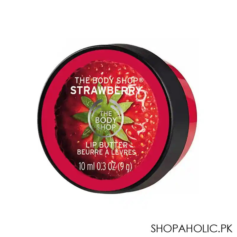 The Body Shop Strawberry Lip Butter, 10ml - Main Image