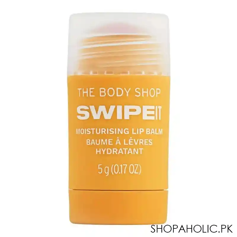 the body shop swipe it vegan passion fruit moisturizing lip balm, 5g main image