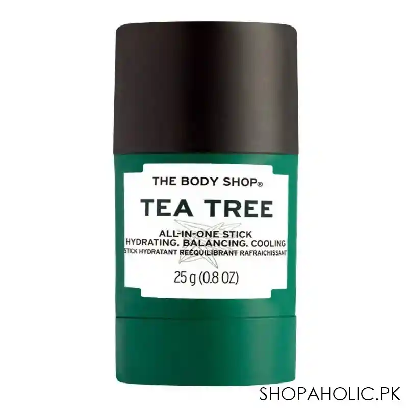 the body shop tea tree all in one hydrating, balancing, cooling stick, 25g main image