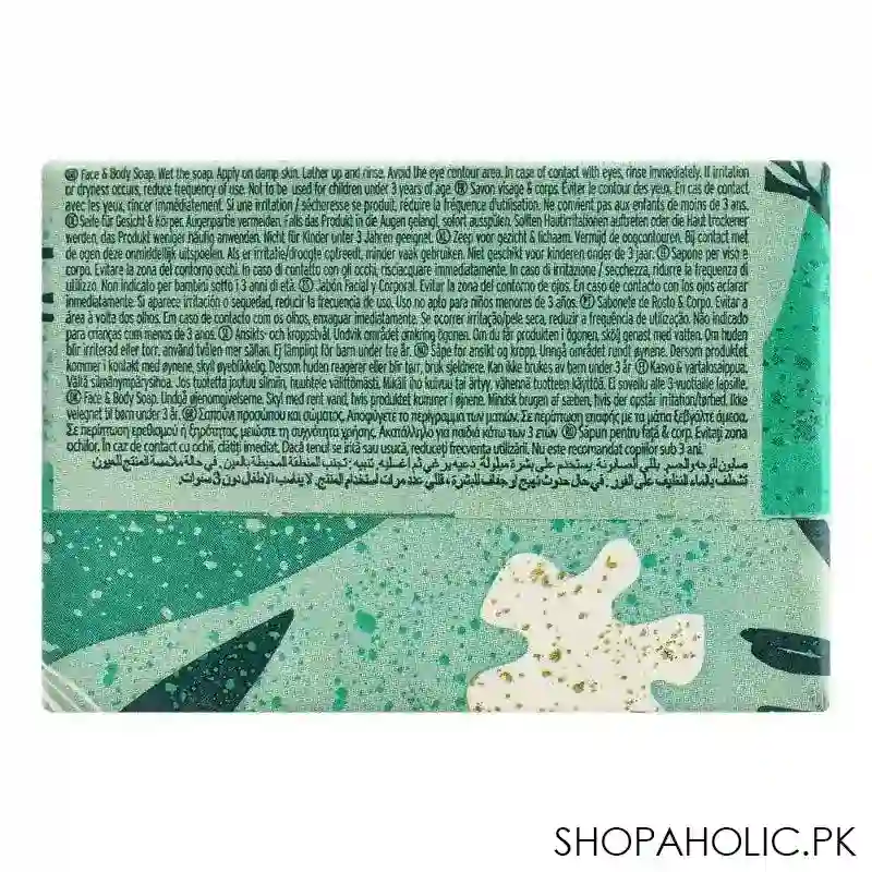 the body shop tea tree cleansing face & body slab, suitable for blemished skin, 150g image3