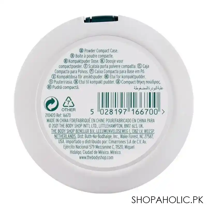 the body shop tea tree face base compact powder case image3