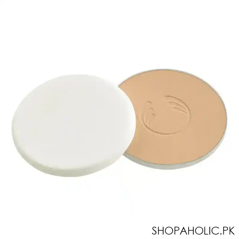 the body shop tea tree face base vegan skin clarifying powder foundation refill, medium 2w, 9g main image