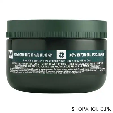 the body shop tea tree vegan hair & scalp scrub, for oily hair & scalp, 240ml image3