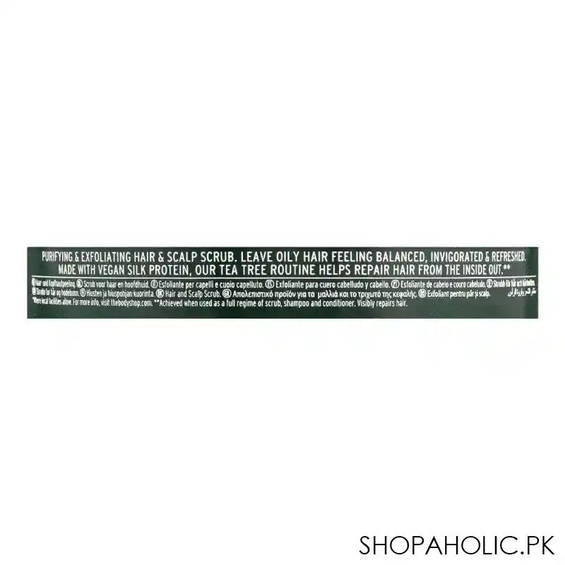the body shop tea tree vegan hair & scalp scrub, for oily hair & scalp, 240ml image4