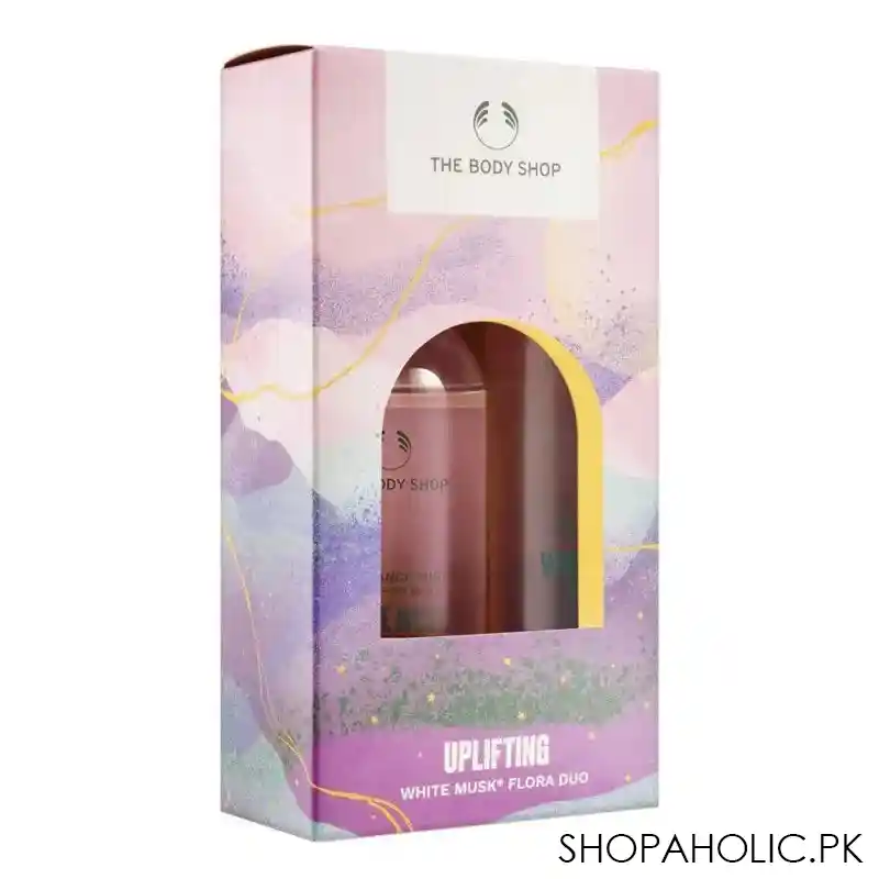 the body shop uplifting white musk flora duo shower gel + fragrance mist, 19548 image2