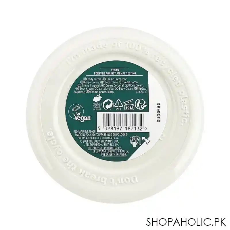 the body shop vibrant bergamot vegan the body cream, 200ml image3