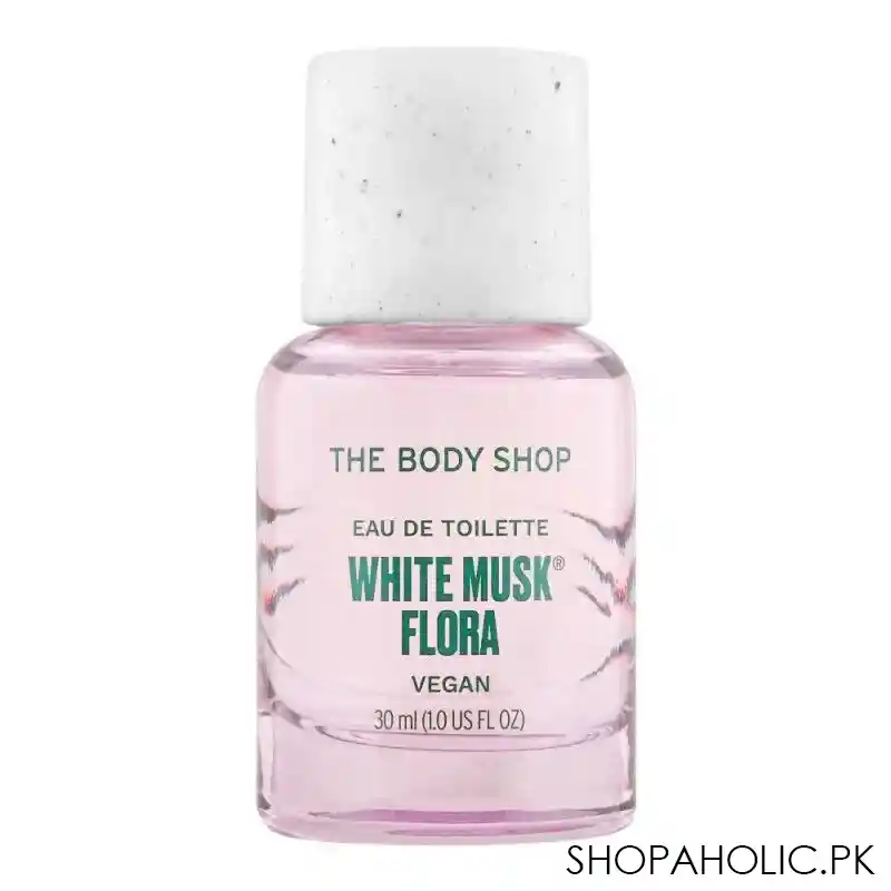 the body shop white musk flora eau de toilette, vegan, 30ml main image