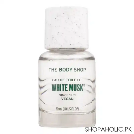 the body shop white musk vegan eau de parfum, for women, 30ml main image