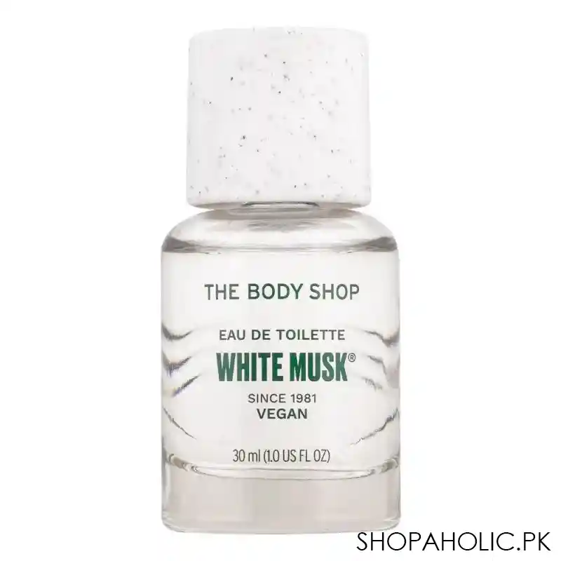 the body shop white musk vegan eau de toilette, for women, 30ml main image