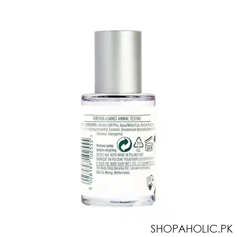 the body shop white musk vegan lover eau de parfum, fragrance for women 15ml image2