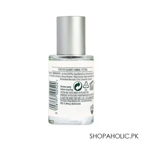 the body shop white musk vegan radical eau de parfum, fragrance for women, 15ml image2