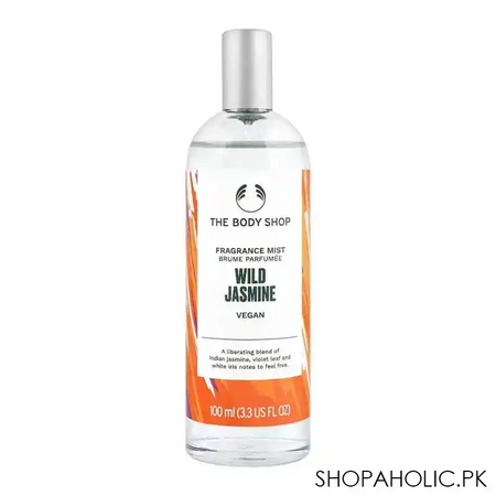 the body shop wild jasmine vegan fragrance mist, 100ml main image