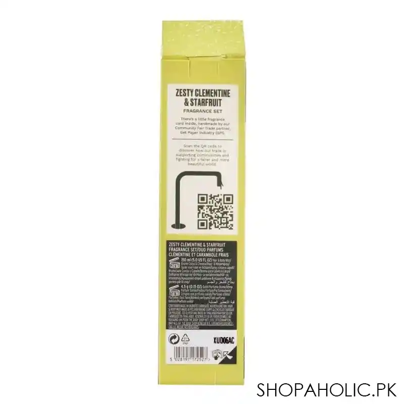 the body shop zesty clementine & starfruit fragrance gift set, for men & women, 17252 image2