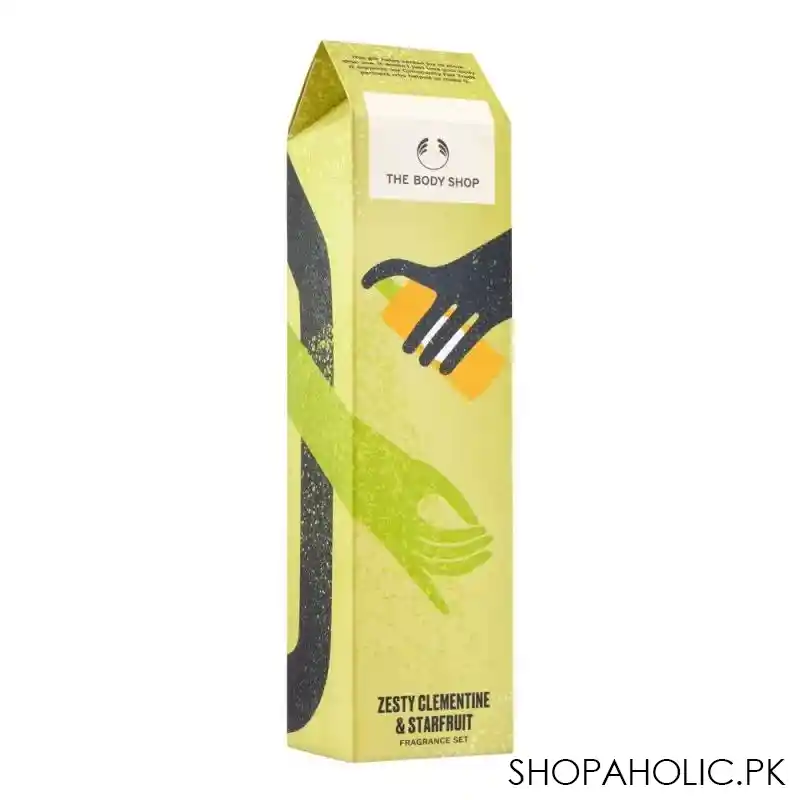 the body shop zesty clementine & starfruit fragrance gift set, for men & women, 17252 main image