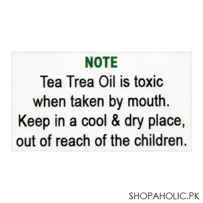 the earth's 100% pure tea tree oil, 25ml image4