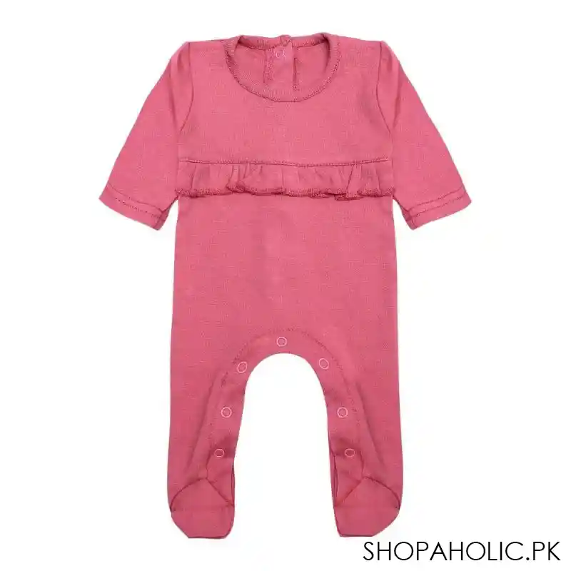 the nest autumn forest full length sleeping suit (frill), rose cloud image4
