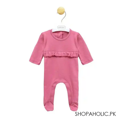 the nest autumn forest full length sleeping suit (frill), rose cloud main image