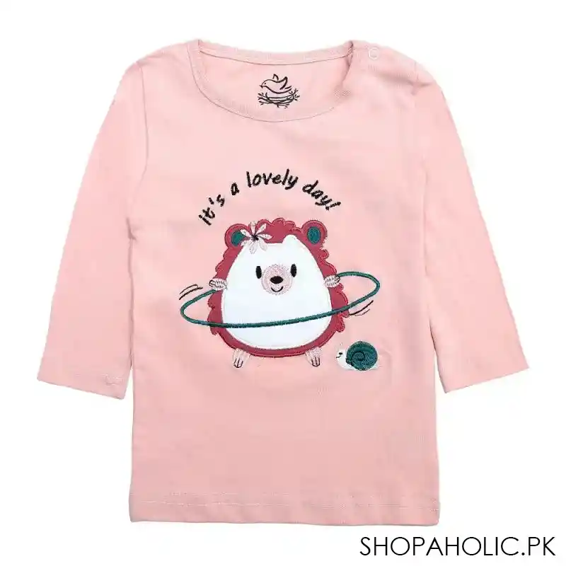 the nest autumn forest long sleeve t shirt rose cloud main image
